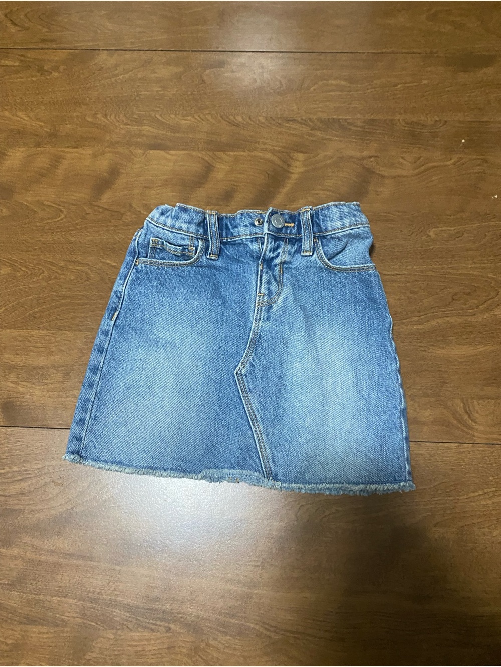Old Navy Light Blue Adjustable Waist Denim Skirt